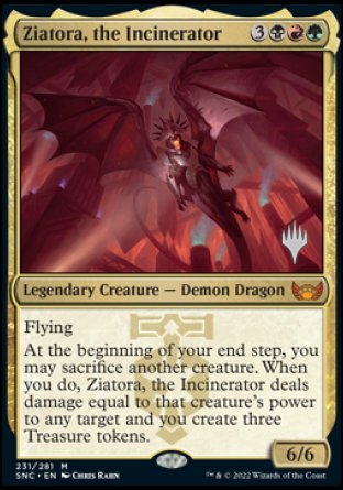 Ziatora, the Incinerator (Promo Pack) [Streets of New Capenna Promos] | I Want That Stuff Brandon
