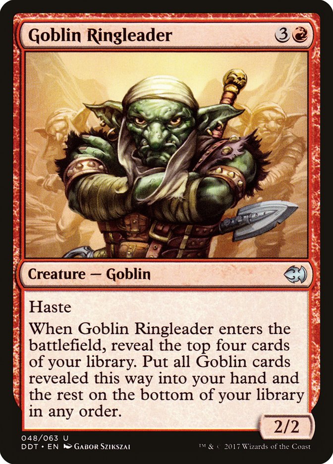 Goblin Ringleader [Duel Decks: Merfolk vs. Goblins] | I Want That Stuff Brandon