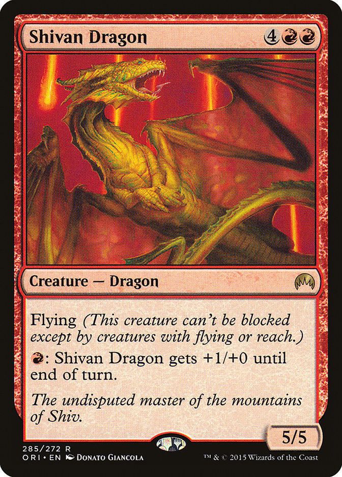 Shivan Dragon [Magic Origins] | I Want That Stuff Brandon