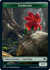 Saproling // Soldier Double-Sided Token [Starter Commander Decks] | I Want That Stuff Brandon