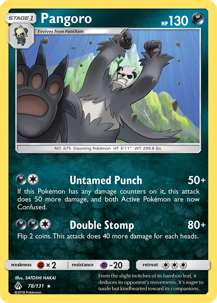 Pangoro (78/131) [Sun & Moon: Forbidden Light] | I Want That Stuff Brandon