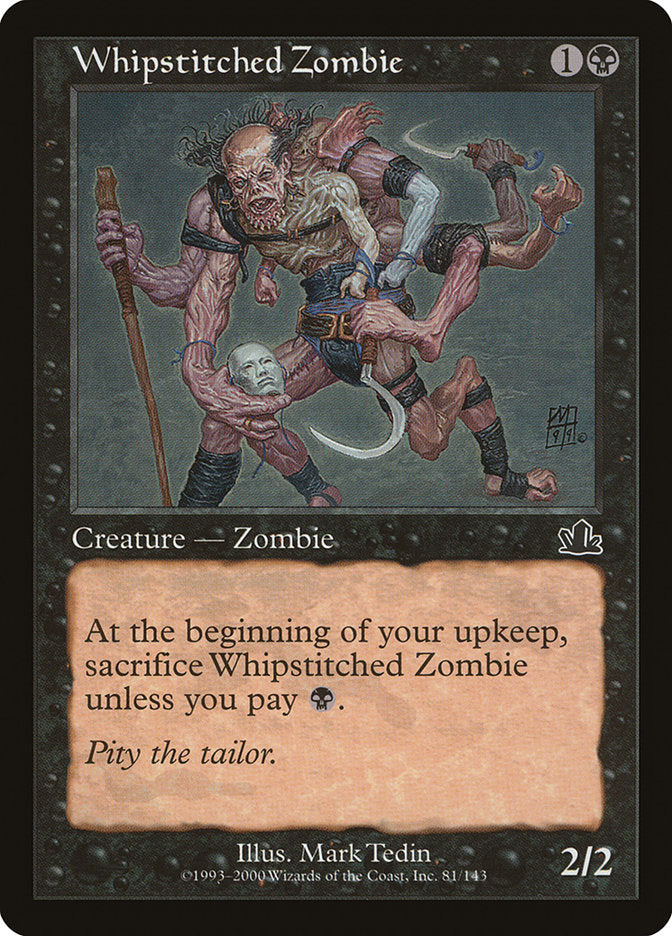 Whipstitched Zombie [Prophecy] | I Want That Stuff Brandon
