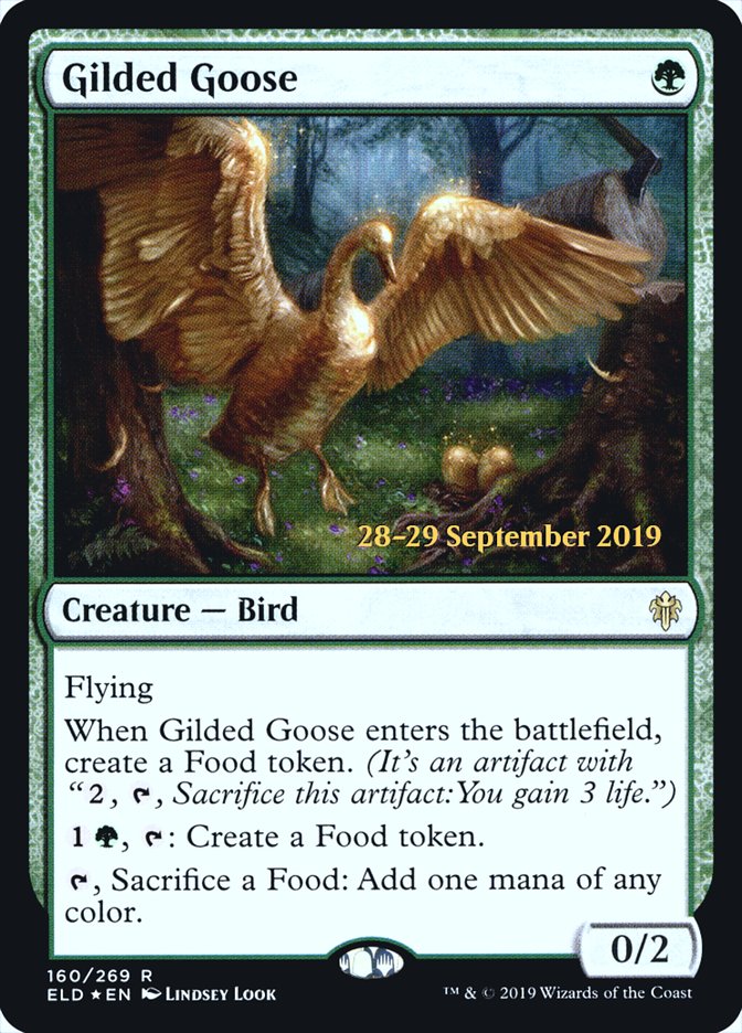 Gilded Goose [Throne of Eldraine Prerelease Promos] | I Want That Stuff Brandon