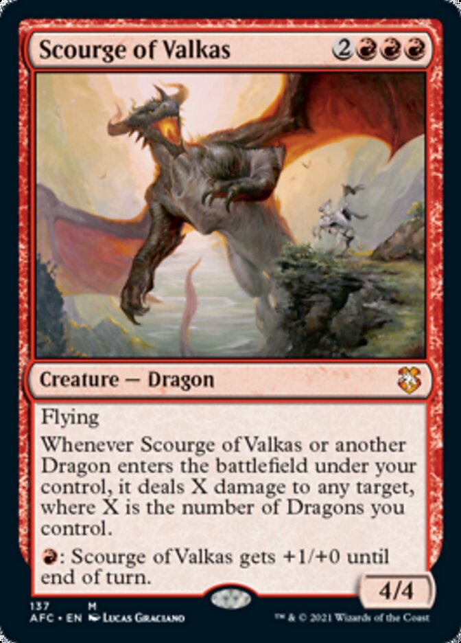 Scourge of Valkas [Dungeons & Dragons: Adventures in the Forgotten Realms Commander] | I Want That Stuff Brandon