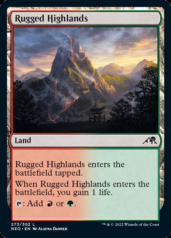 Rugged Highlands [Kamigawa: Neon Dynasty] | I Want That Stuff Brandon