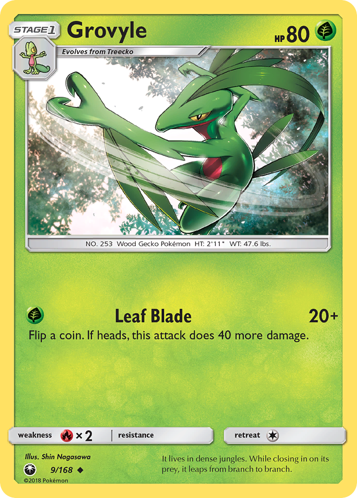 Grovyle (9/168) [Sun & Moon: Celestial Storm] | I Want That Stuff Brandon