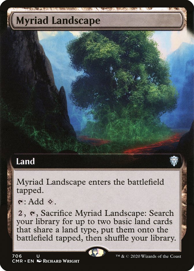 Myriad Landscape (Extended Art) [Commander Legends] | I Want That Stuff Brandon