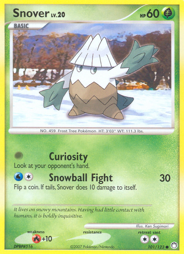 Snover (101/123) [Diamond & Pearl: Mysterious Treasures] | I Want That Stuff Brandon