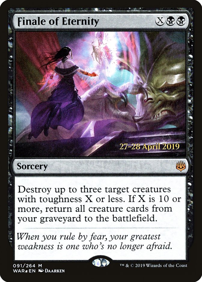 Finale of Eternity [War of the Spark Prerelease Promos] | I Want That Stuff Brandon