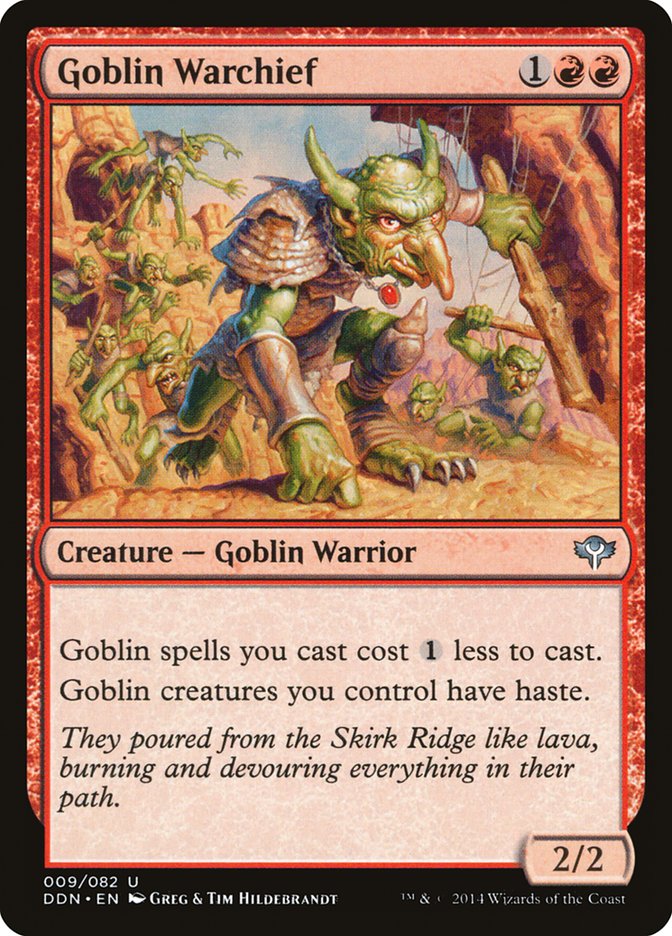 Goblin Warchief [Duel Decks: Speed vs. Cunning] | I Want That Stuff Brandon