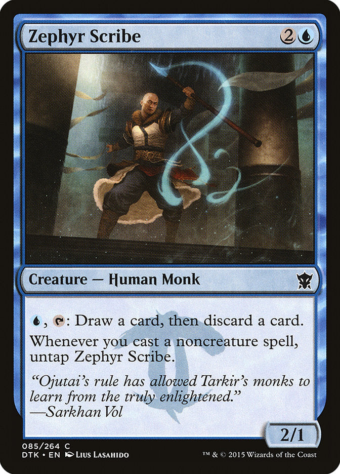 Zephyr Scribe [Dragons of Tarkir] | I Want That Stuff Brandon