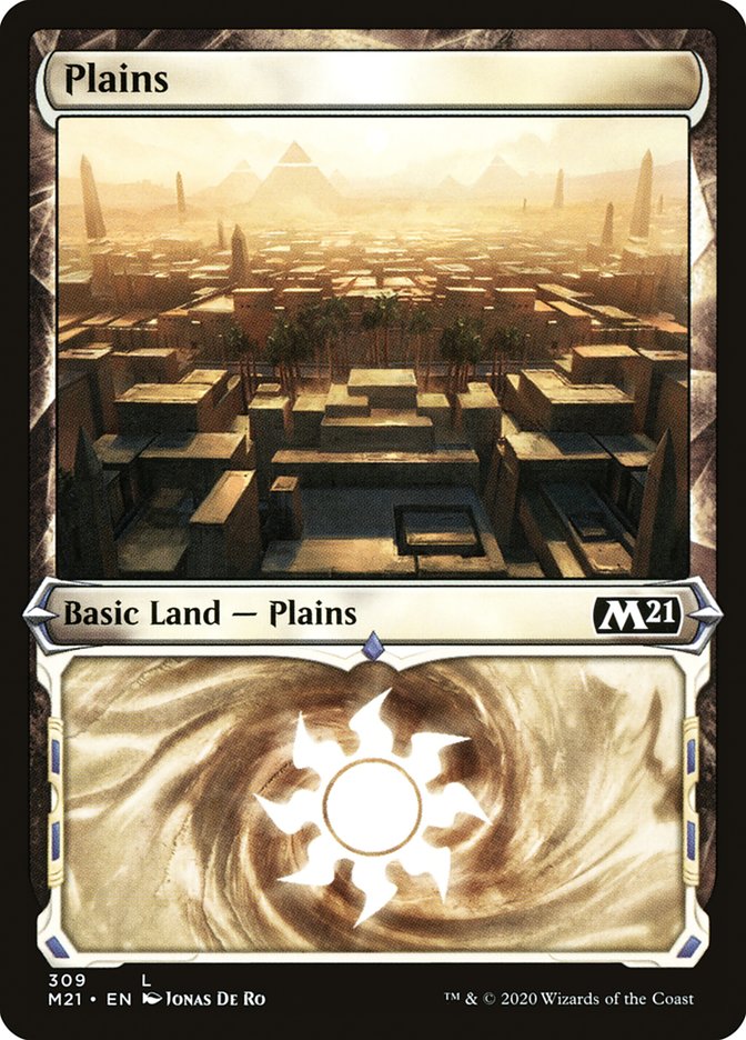 Plains (309) (Showcase) [Core Set 2021] | I Want That Stuff Brandon