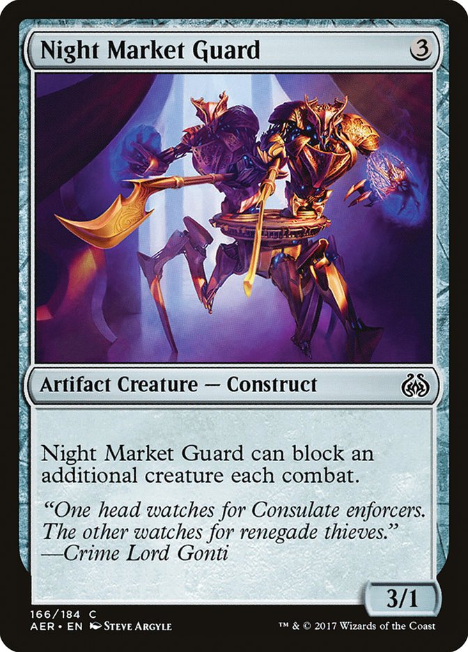 Night Market Guard [Aether Revolt] | I Want That Stuff Brandon