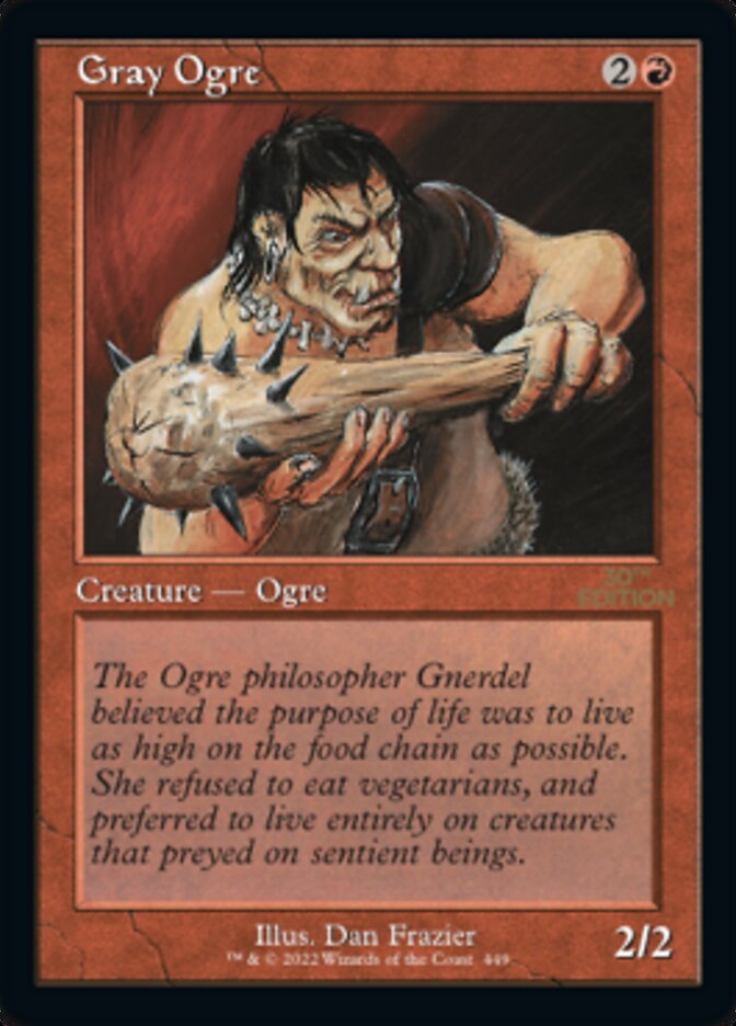 Gray Ogre (Retro) [30th Anniversary Edition] | I Want That Stuff Brandon