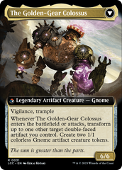 Tetzin, Gnome Champion // The Golden-Gear Colossus (Extended Art) [The Lost Caverns of Ixalan Commander] | I Want That Stuff Brandon