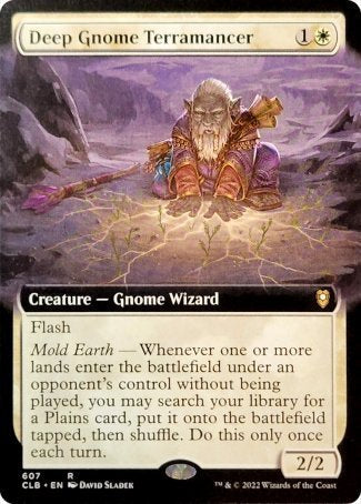 Deep Gnome Terramancer (Extended Art) [Commander Legends: Battle for Baldur's Gate] | I Want That Stuff Brandon