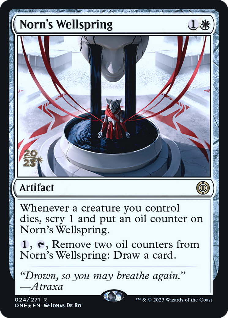 Norn's Wellspring [Phyrexia: All Will Be One Prerelease Promos] | I Want That Stuff Brandon