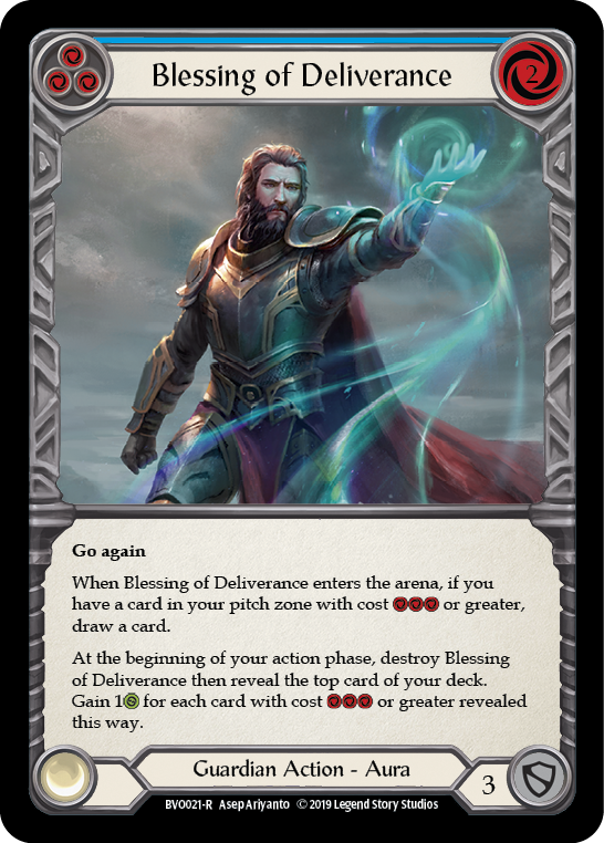 Blessing of Deliverance (Blue) [BVO021-R] Normal | I Want That Stuff Brandon