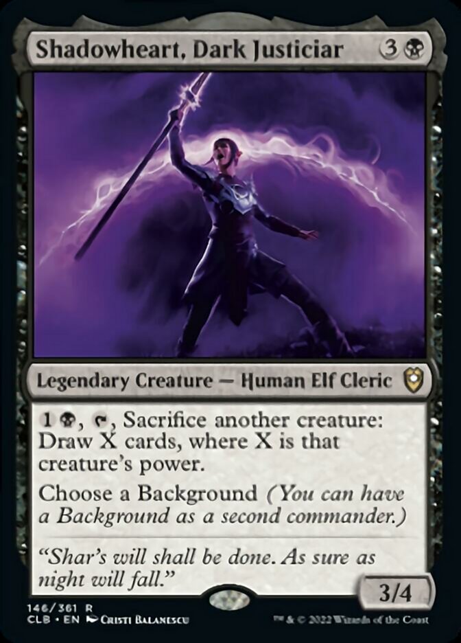 Shadowheart, Dark Justiciar [Commander Legends: Battle for Baldur's Gate] | I Want That Stuff Brandon