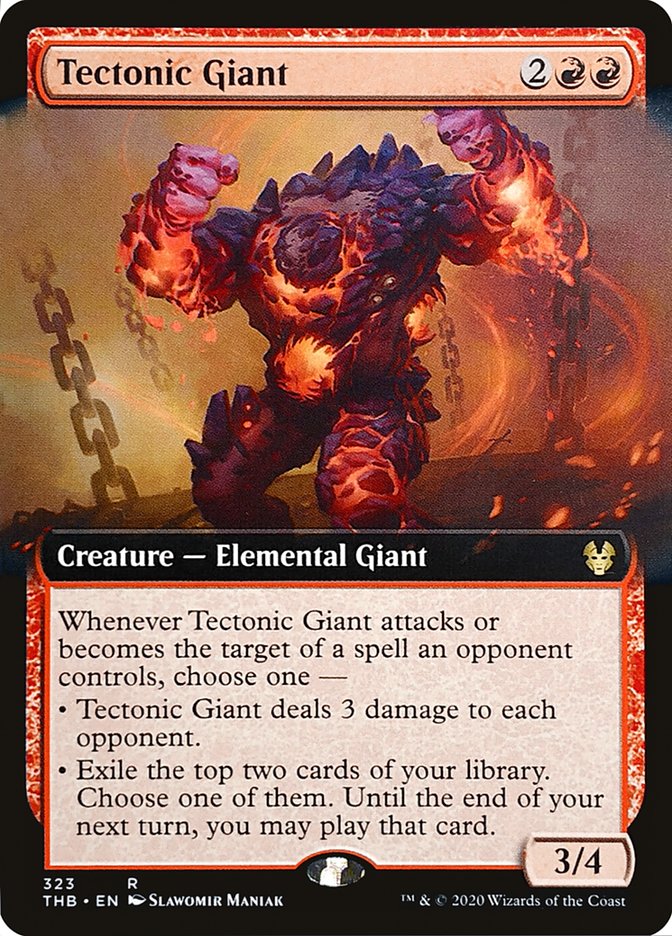 Tectonic Giant (Extended Art) [Theros Beyond Death] | I Want That Stuff Brandon