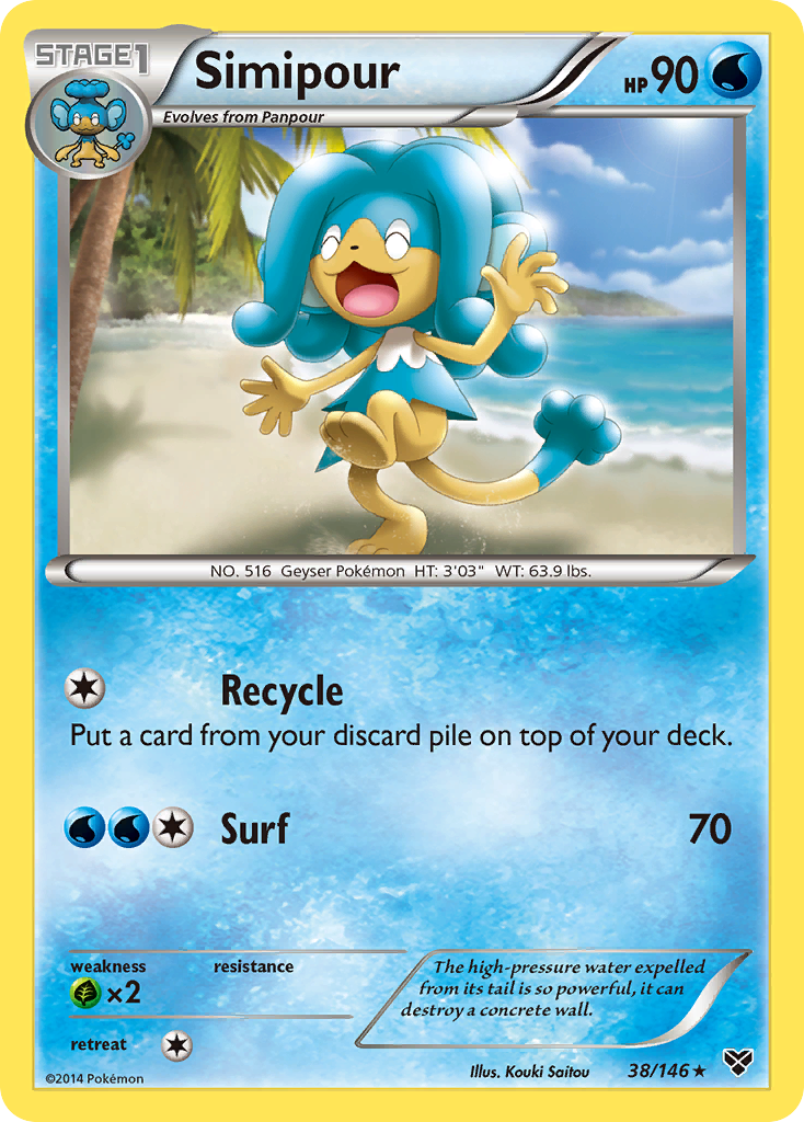 Simipour (38/146) [XY: Base Set] | I Want That Stuff Brandon