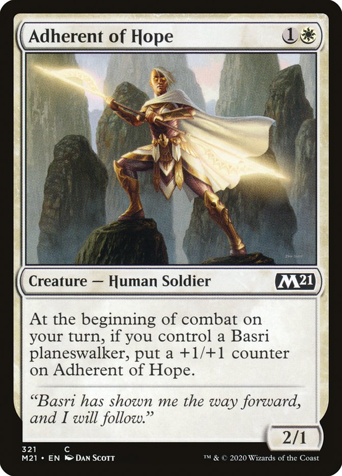 Adherent of Hope [Core Set 2021] | I Want That Stuff Brandon