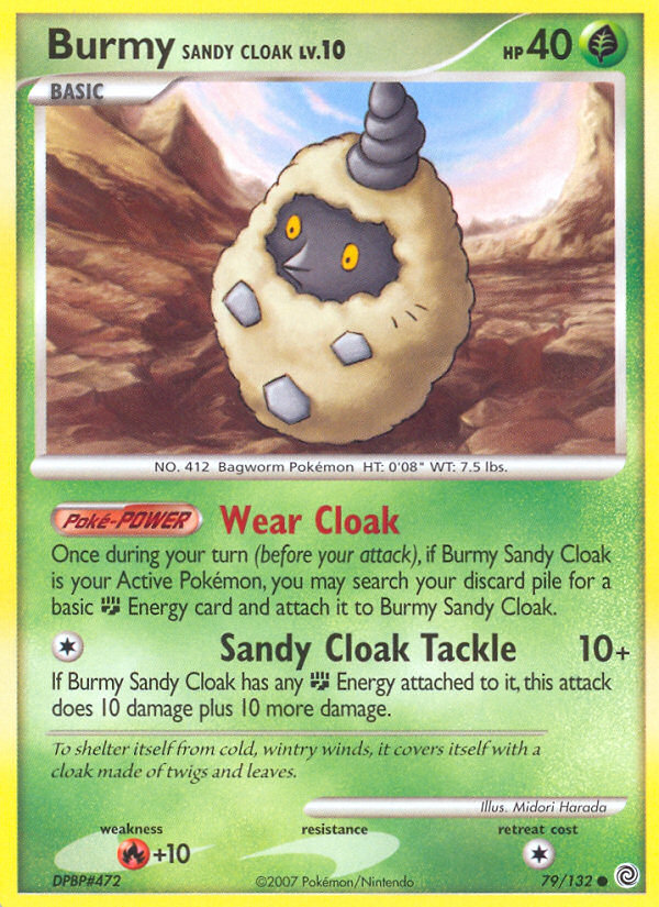 Burmy Sandy Cloak (79/132) [Diamond & Pearl: Secret Wonders] | I Want That Stuff Brandon