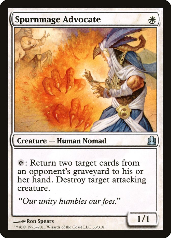 Spurnmage Advocate [Commander 2011] | I Want That Stuff Brandon