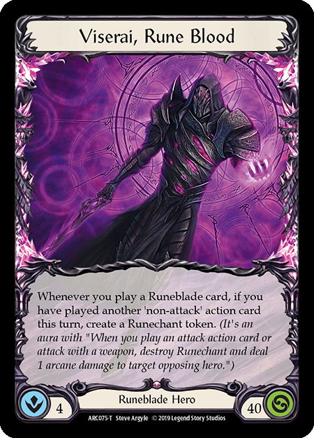 Death Dealer // Viserai, Rune Blood [ARC040 // ARC076] (Arcane Rising)  1st Edition Normal | I Want That Stuff Brandon