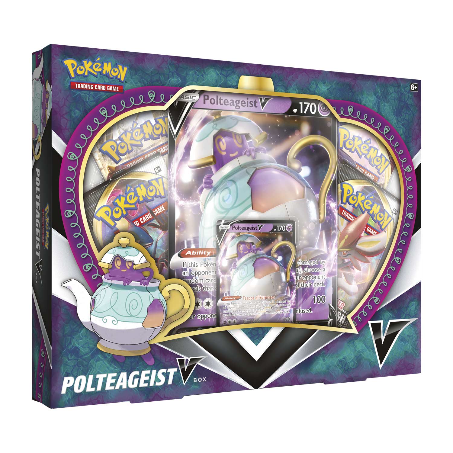 Sword & Shield: Rebel Clash - Polteageist V Box | I Want That Stuff Brandon
