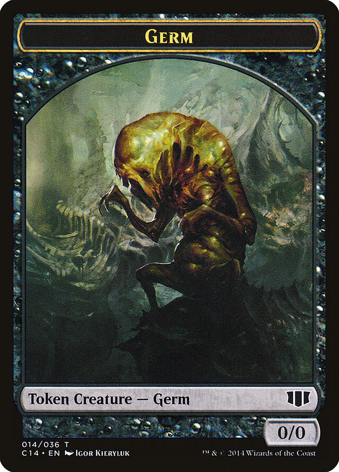 Germ // Zombie (016/036) Double-Sided Token [Commander 2014 Tokens] | I Want That Stuff Brandon