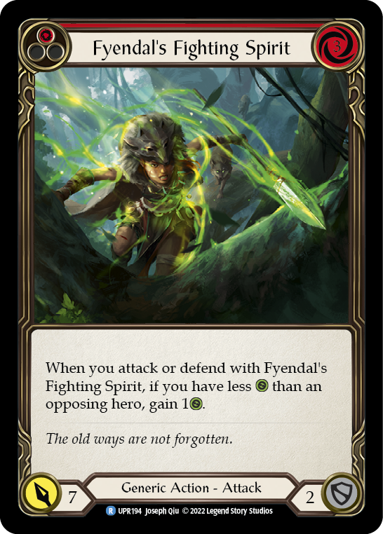 Fyendal's Fighting Spirit (Red) [UPR194] (Uprising)  Rainbow Foil | I Want That Stuff Brandon