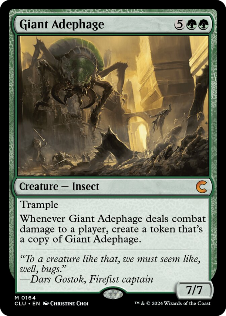 Giant Adephage [Ravnica: Clue Edition] | I Want That Stuff Brandon