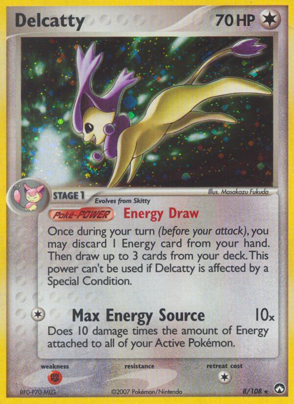 Delcatty (8/108) (Theme Deck Exclusive) [EX: Power Keepers] | I Want That Stuff Brandon