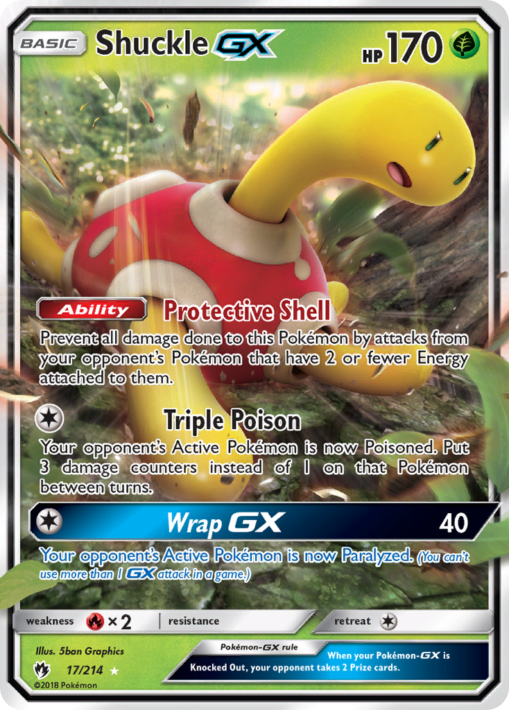 Shuckle GX (17/214) [Sun & Moon: Lost Thunder] | I Want That Stuff Brandon