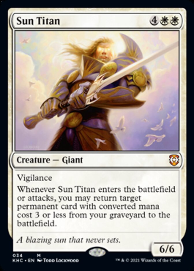 Sun Titan [Kaldheim Commander] | I Want That Stuff Brandon