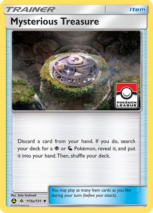 Mysterious Treasure (113a/131) (League Promo) [Sun & Moon: Forbidden Light] | I Want That Stuff Brandon