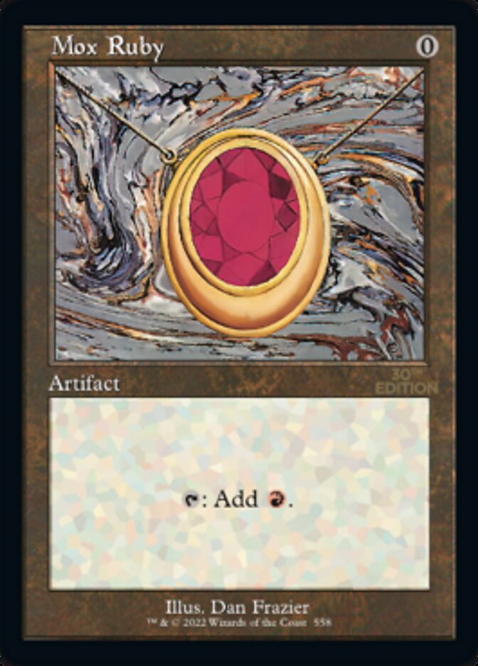 Mox Ruby (Retro) [30th Anniversary Edition] | I Want That Stuff Brandon