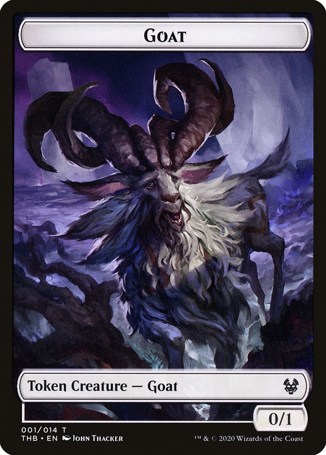 Goat Token [Theros Beyond Death Tokens] | I Want That Stuff Brandon