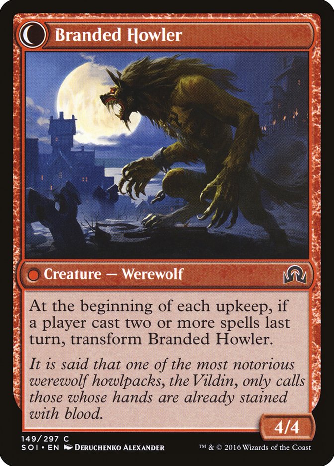 Convicted Killer // Branded Howler [Shadows over Innistrad] | I Want That Stuff Brandon