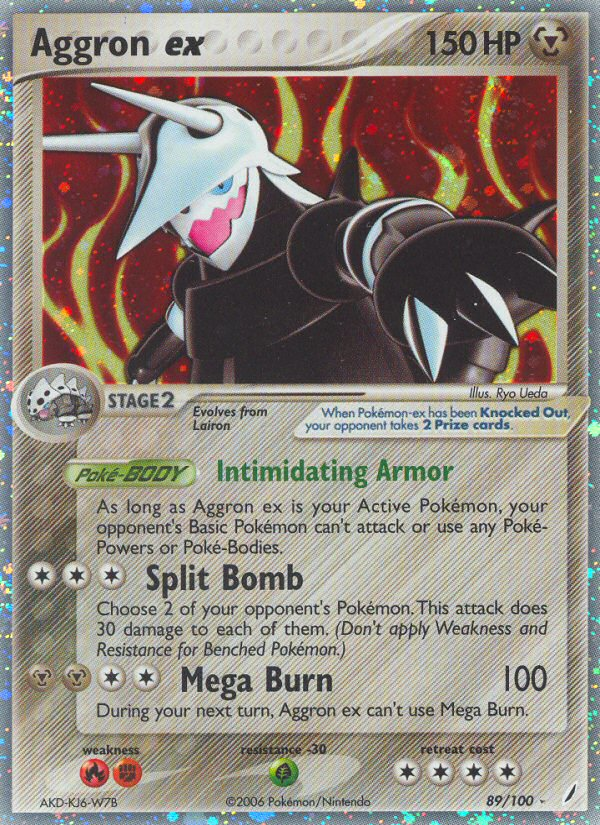 Aggron ex (89/100) [EX: Crystal Guardians] | I Want That Stuff Brandon