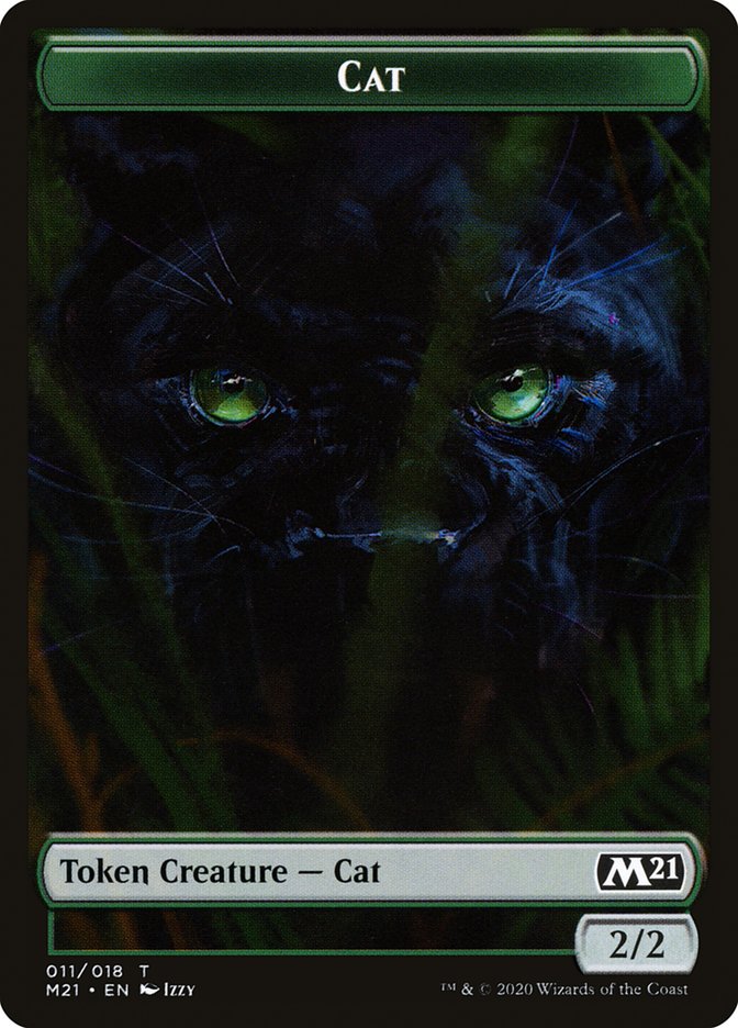 Bird // Cat (011) Double-Sided Token [Core Set 2021 Tokens] | I Want That Stuff Brandon