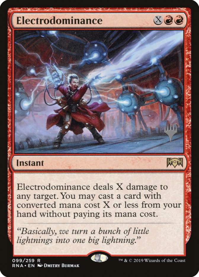 Electrodominance (Promo Pack) [Ravnica Allegiance Promos] | I Want That Stuff Brandon