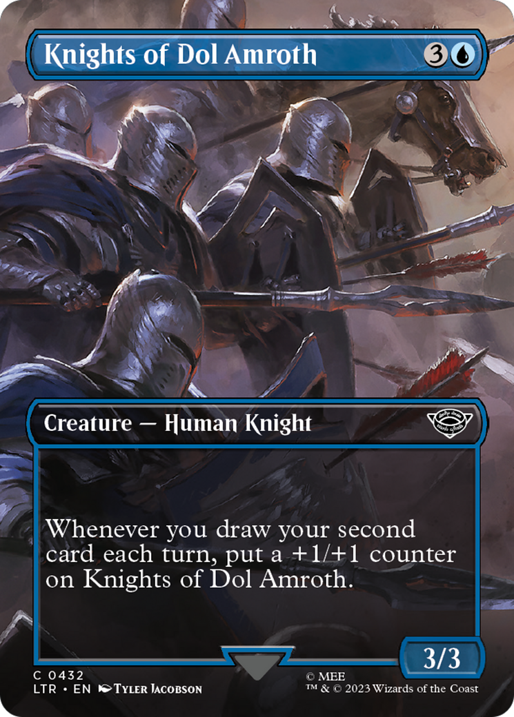 Knights of Dol Amroth (Borderless Alternate Art) [The Lord of the Rings: Tales of Middle-Earth] | I Want That Stuff Brandon