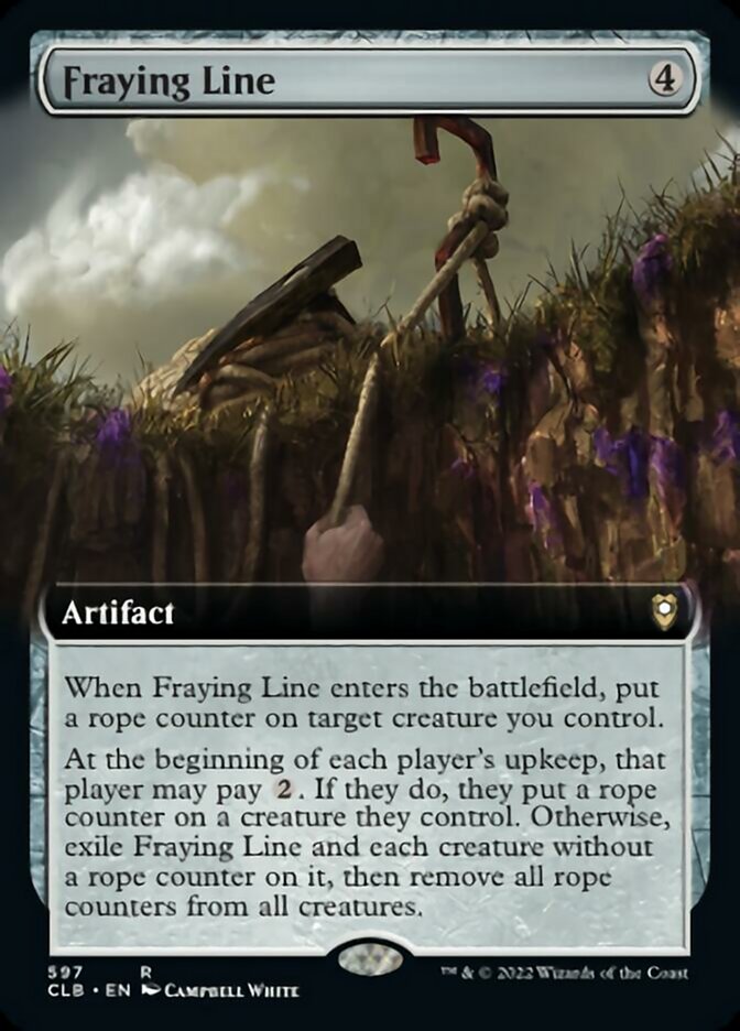 Fraying Line (Extended Art) [Commander Legends: Battle for Baldur's Gate] | I Want That Stuff Brandon