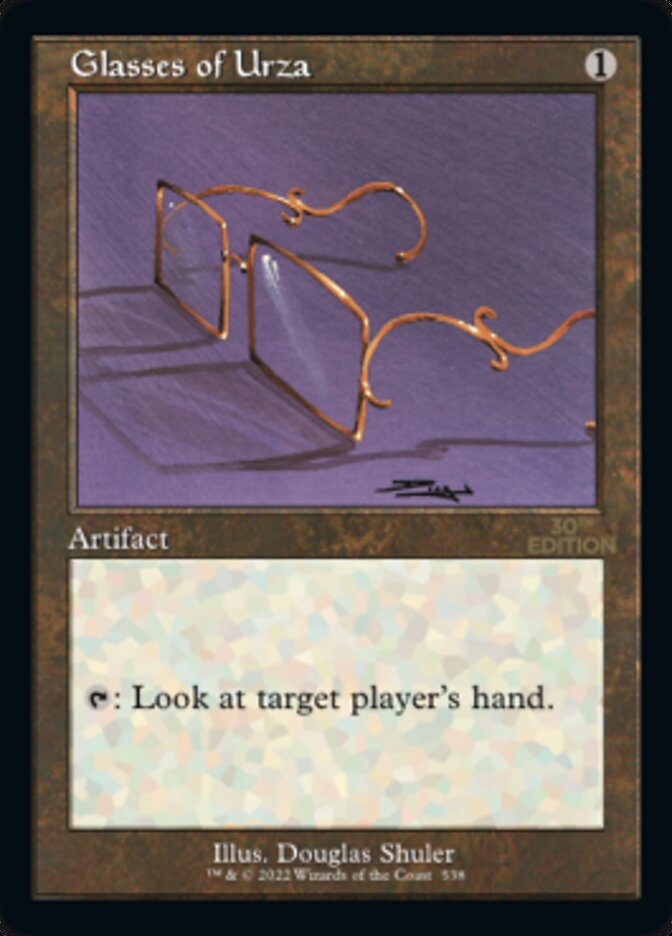 Glasses of Urza (Retro) [30th Anniversary Edition] | I Want That Stuff Brandon