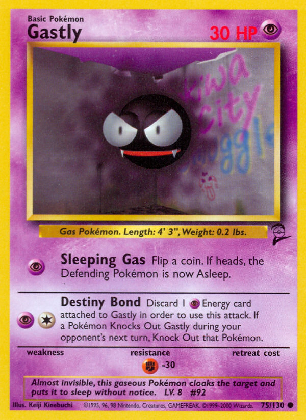 Gastly (75/130) [Base Set 2] | I Want That Stuff Brandon