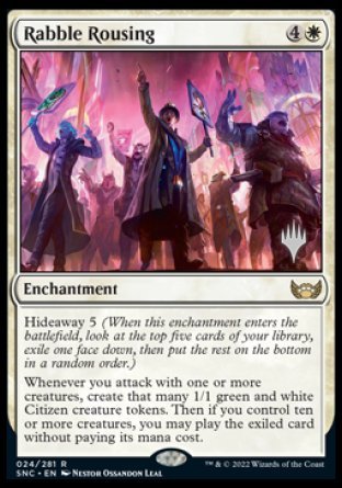 Rabble Rousing (Promo Pack) [Streets of New Capenna Promos] | I Want That Stuff Brandon