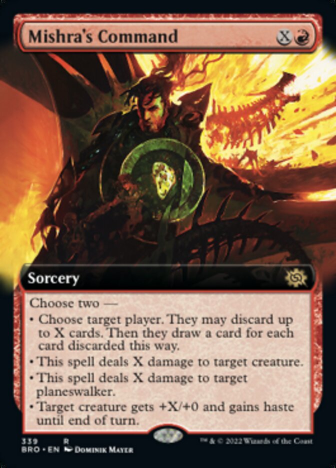 Mishra's Command (Extended Art) [The Brothers' War] | I Want That Stuff Brandon