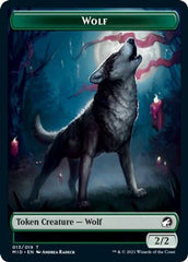 Rhino // Wolf Double-Sided Token [Innistrad: Midnight Hunt Commander Tokens] | I Want That Stuff Brandon